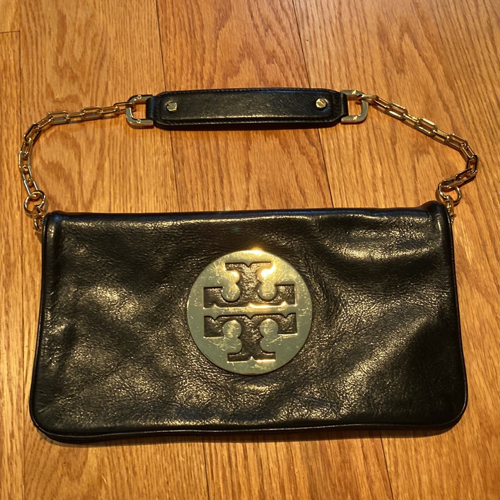 Tory Burch Black Reva Clutch